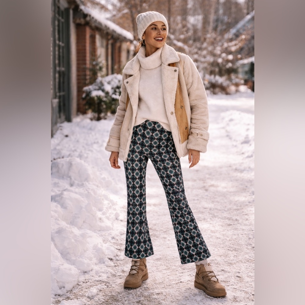 ANTHROPOLOGIE MAEVE MARGOT KICK FLARE PANTS SIZE XS